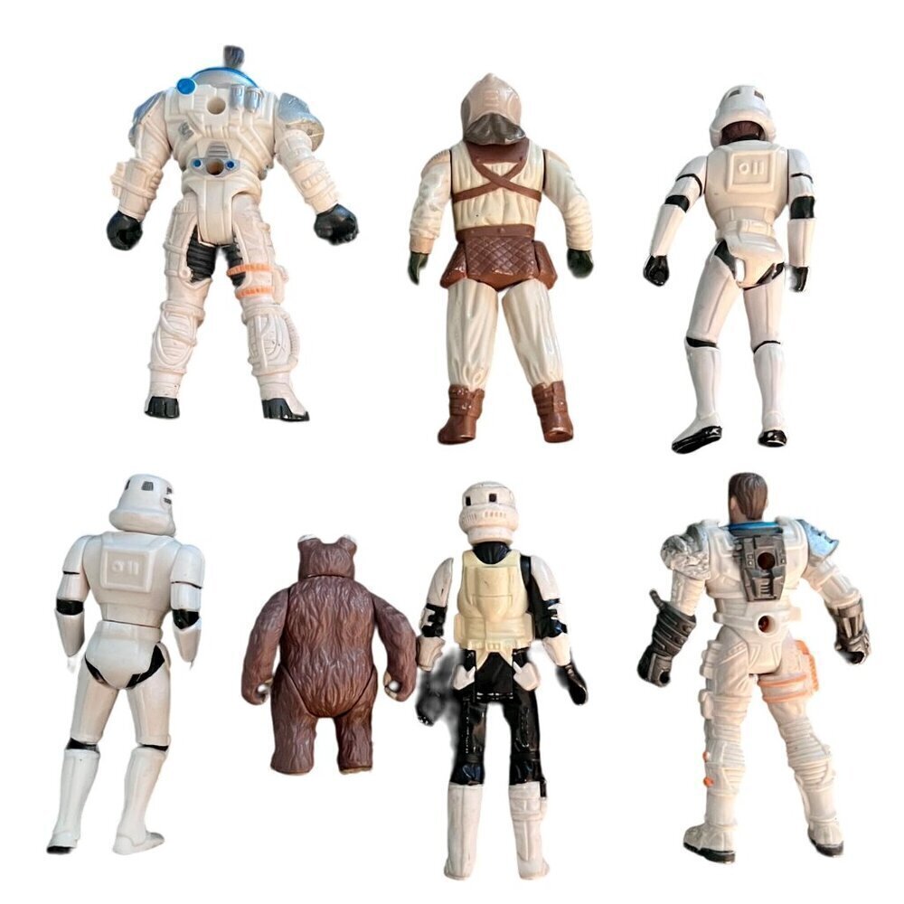 Vintage 1983+ Kenner Star Wars Action Figure Lot LFL Biker Scout Stormtrooper Kl - Picture 6 of 16